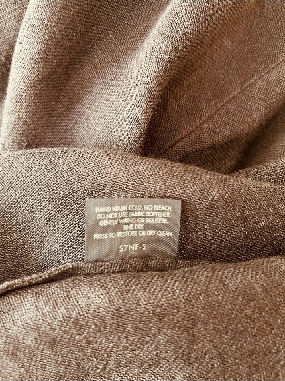 Eileen Fisher Sheer Linen Button -Front Black/Brown Blouse. - Picture 8 of 14